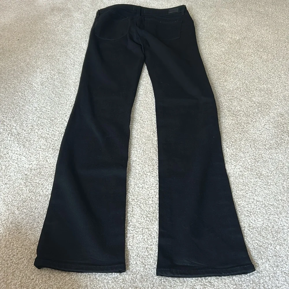 PAIGE Skyline‎ Straight black low rise jeans - Picture 5 of 12